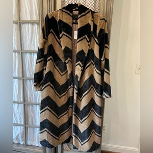 Banana Republic faux fur midi coat, NWT, size XL